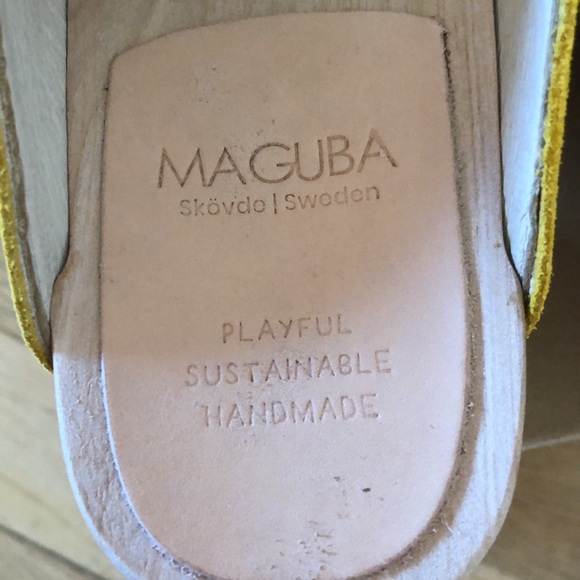 Maguba Clogs. Sustainable. Canary Yellow. Sz9. NWT - Picture 3 of 6